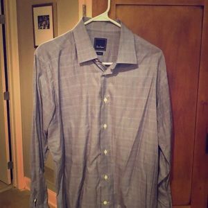 David Donahue trim fit dress shirt